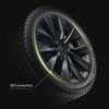 4pcs for Tesla Model 3 Highland 2023-2026 19 inch turbine sports performance wheel caps car full wheel cap accessories design