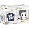 Figurine Funko Pop! Harry Potter - Hedwig - Blanc - Coffret avec T-Shirt (S)