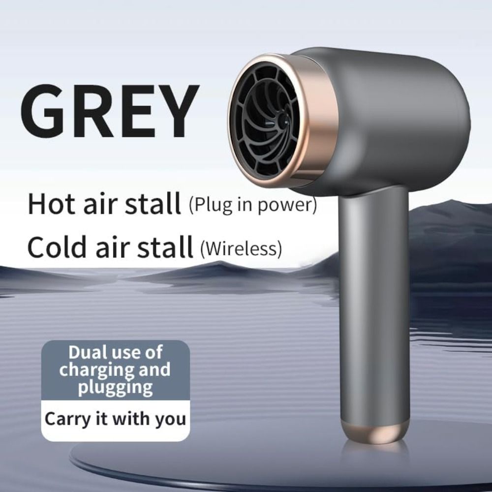 Wireless USB Hair Dryer Hot And Cold Salon Tool Creative Blow Dryer  Home & Travel