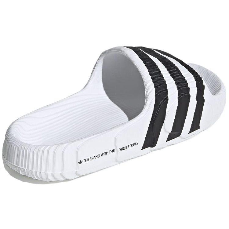 Шлепанцы Adilette 22 Adidas Originals 'Белый Черный' IF3668