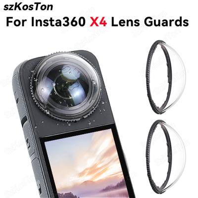 Защитная крышка объектива для Insta360 X4 Оптическая пластиковая/стеклянная защитная крышка объектива Защитная крышка объектива для Insta 360 X4 Аксессуары для камеры