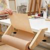 Wooden Craft Paper Roll Holder Dispenser Tabletop Easel Wrapping Paper Dispenser Coloring Easel Paper Bracket Drawing accessory