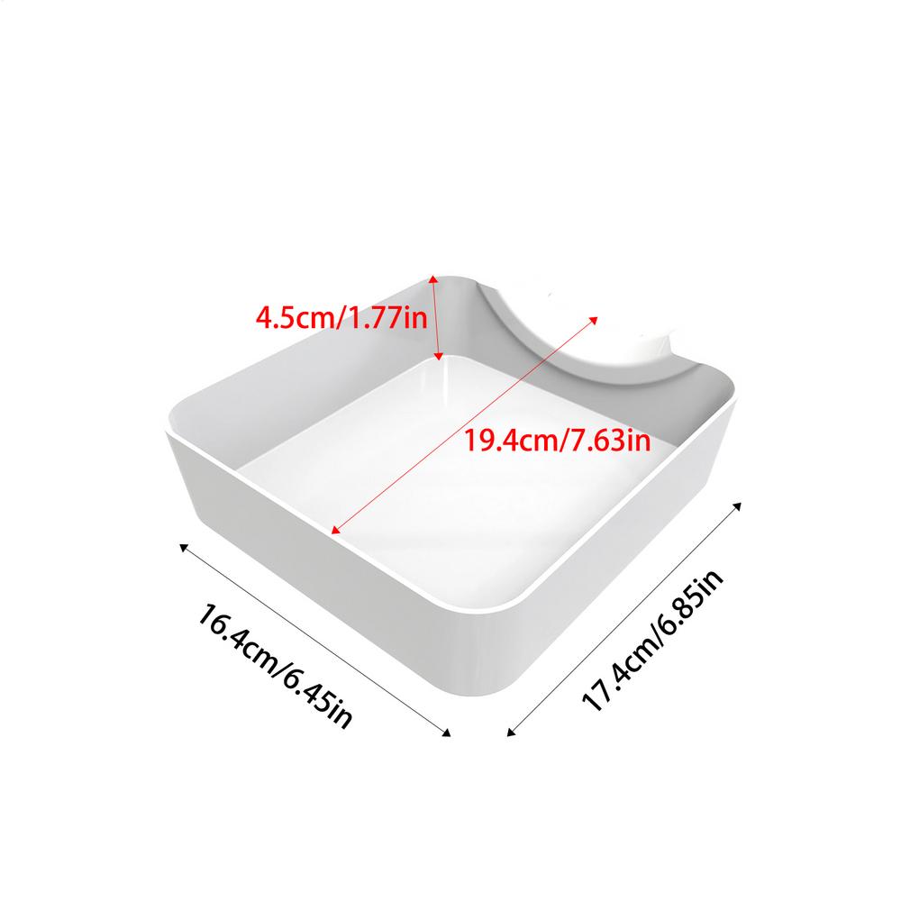 Washer Drain Pan Reusable Lint Filter Accessory with Funnel Front Load Washing Machine Drain Tray for Floor Clean Dry Floor