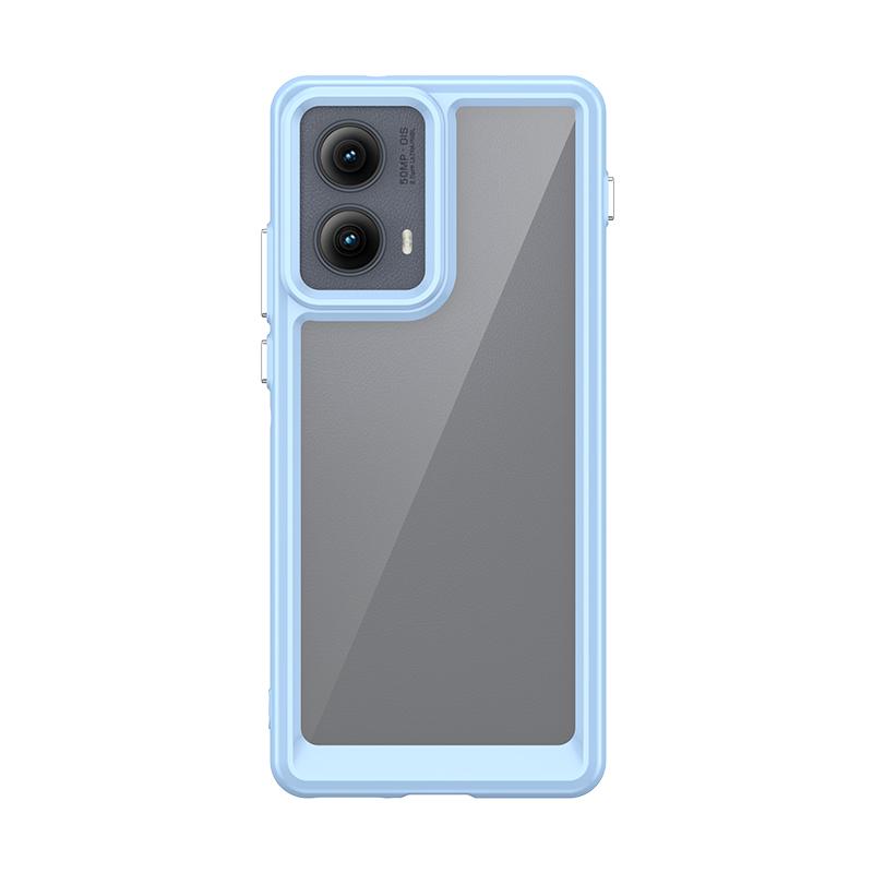 Для Moto Edge 2024 Чехол Motorola Moto Edge 2024 Capas Противоударный бампер Прозрачный цветной прозрачный для Fundas Moto Edge 2024