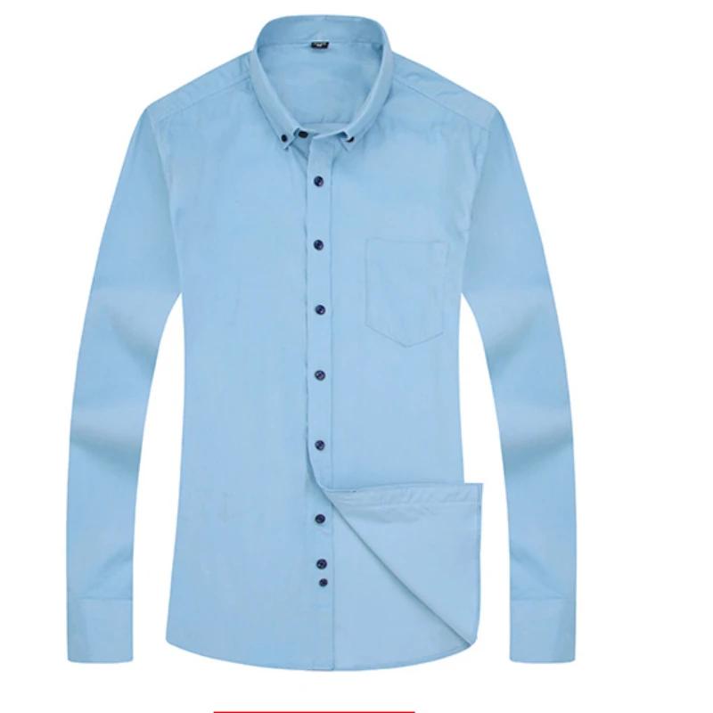 2025 Cotton Corduroy Casual Warm Solid Shirt Long Sleeve Winter Regular Fit Mens Men's Shirts with Pokets