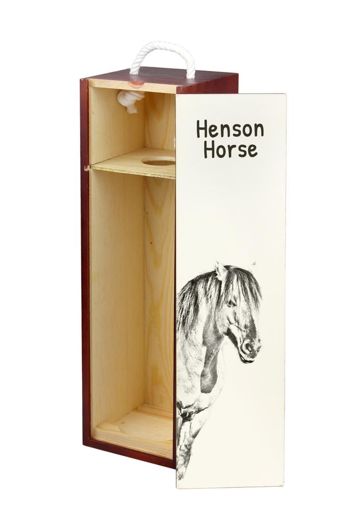 Henson Horse – Wine box with a horse, alcohol box with graphics | Art-Dog
