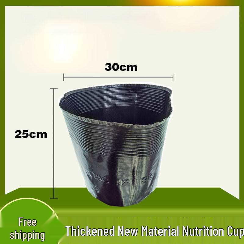 Thickened Plastic Seedling Pot - Large, Disposable, Nutrient-Rich for Agriculture & Flowers