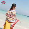 Women Silk Scarf Summer Beach Shawl Wraps Printed Stoles Female Thin Shawls Capes Tippet