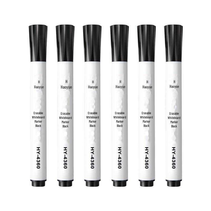 Детский черный маркер для белой доски на водной основе - легко писать и стирать