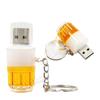 Забавная USB-флешка в виде пивной кружки с цепочкой. USB 2.0 флеш-накопитель, 32 ГБ.