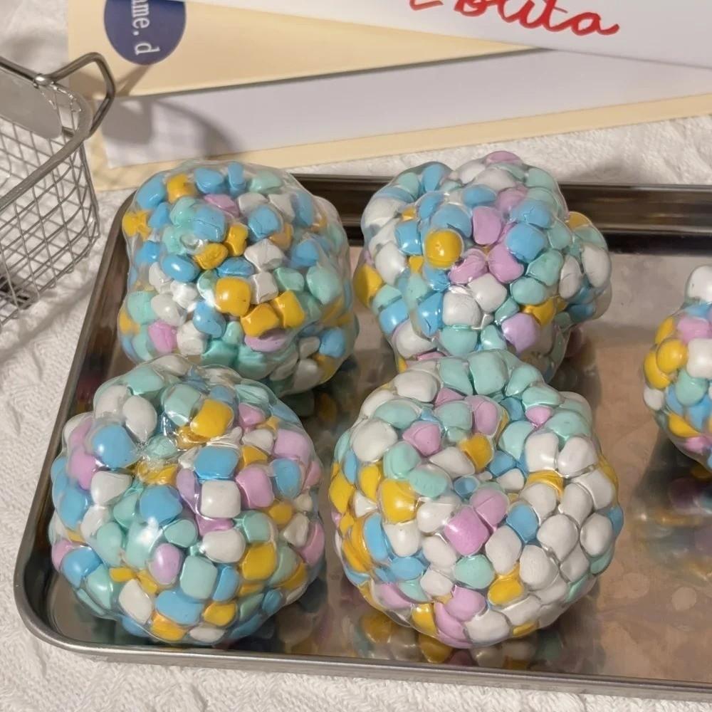 Улучшение концентрации Дофаминовые сенсорные игрушки Медленно восстанавливающиеся мячи ручной работы Портативный мягкий антистресс-мяч