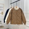 Spring and Autumn New Down Cotton Clothes Women's Short Thin Cotton Jacket Casual Jacket
