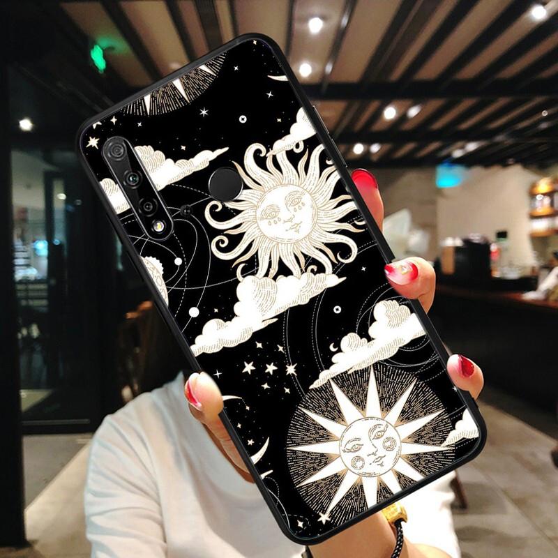 Волшебный чехол для телефона Sun Moon Witches Moon Tarot для Huawei P50 Pro P30 P40 Lite P40Pro P20 lite P10 Plus Mate 20 Pro Mate20 X