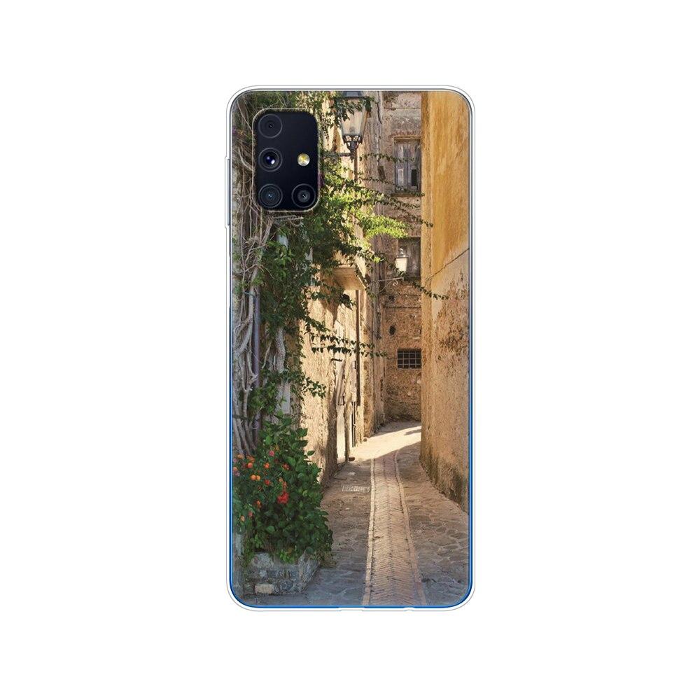 Для Samsung M31s чехол 6.5 Tpu мягкий силиконовый чехол для задней панели телефона для Galaxy M31S M 31S m317f m317 Funda зима снег рождество
