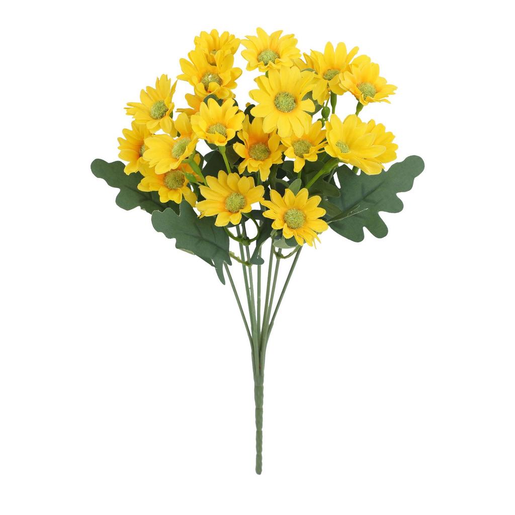 Веселые Декоративные Хризантемы, Искусственные Хризантемы Заката, Искусственные Уличные Цветы Хризантемы Заката - Устойчивые к УФ-лучам, Водонепроницаемые, Ветроустойчивые, Искусственный Осенний Цветок