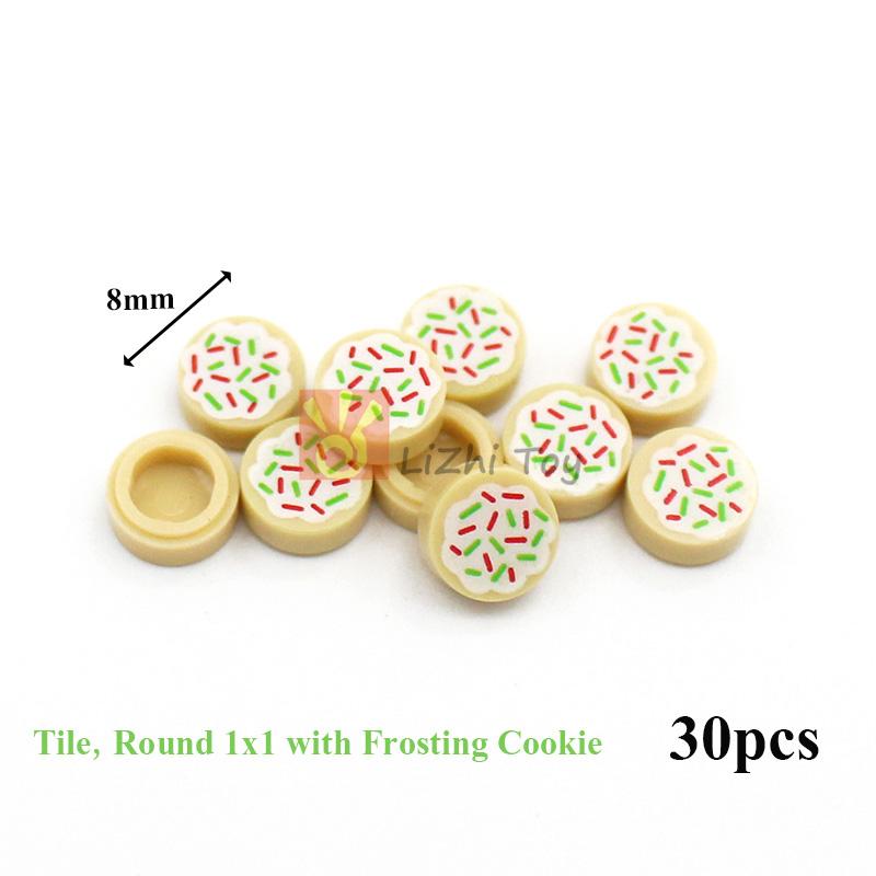 MOC Городские уличные фигурки Вид Печать Еда Десерт Традиционная китайская кухня Строительные блоки Монитор Глаза Кирпичики Напечатанные игрушки