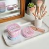 New Portable Contact Lens Case Cute Cartoon Contact Lens Box Travel Kit For Girls Beauty Lens Storage Container