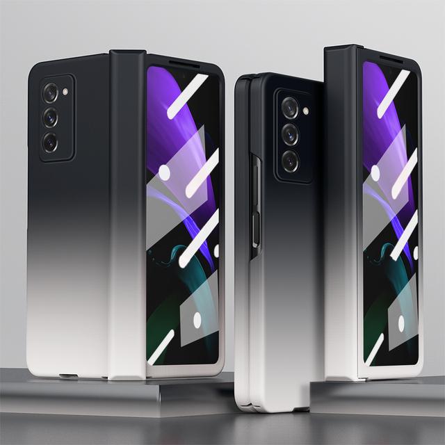 Удобный чехол-пленка для защиты экрана для Samsung Galaxy Z Fold 2 Fold2 5g Fold3 Fold 3 Без отпечатков пальцев Сумка для телефона Funda
