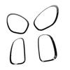 4pcs Headlight and Taillight Bezel Trim 51139801573 for Countryman R60 2010 to 2016 Gloss Black