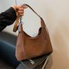 Retro Frosted Women's Large Bag Autumn and Winter New Large Capacity Shoulder Bag High-end Texture Commuting Crossbody Bag