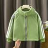 Children's Casual Coat Spring and Autumn Winter Boys and Girls Thick Warm Standing Collar Coat