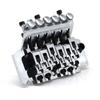 Электрогитарный тремоло-бридж Floyd Rose с системой двойной блокировки, для левой руки, Черный / Серебристый