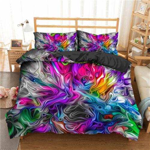 Комплект пододеяльников Doona, красочные наволочки, односпальные двуспальные кровати размера «queen-size»