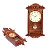1:12 Dollhouse Miniature Wall Clock Miniaturas Home Decor Accessories Toy