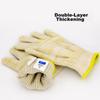 Henghui Heat-Resistant Gloves, 300°C Industrial Insulation, Five-Finger Thickened Anti-Scalding Microwave Oven Gloves, DGX83 [Genuine Product]