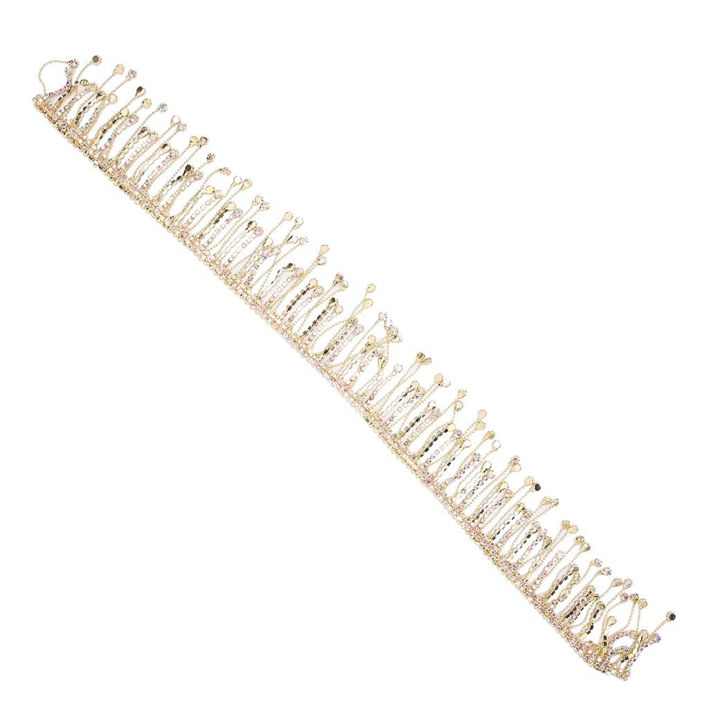 Rhinestone Tassel Chain Fringe Bridal Applique Trim Crystal Clothing Bag Decoration