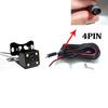 New 4Pin Car Rear View Reverse Parking Camera Night Sight 4LED Lamp 2.5mm Jack Port