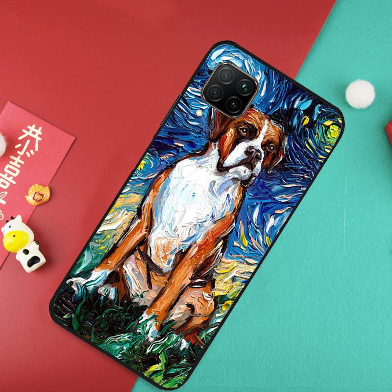 Милый щенок боксера Для Huawei Nova 9 10 SE 11 Pro 7i 8i 11i 12i Y73 Y72 Y61 Y91 Y90 Y70 Y60 P30 P40 Lite Чехол