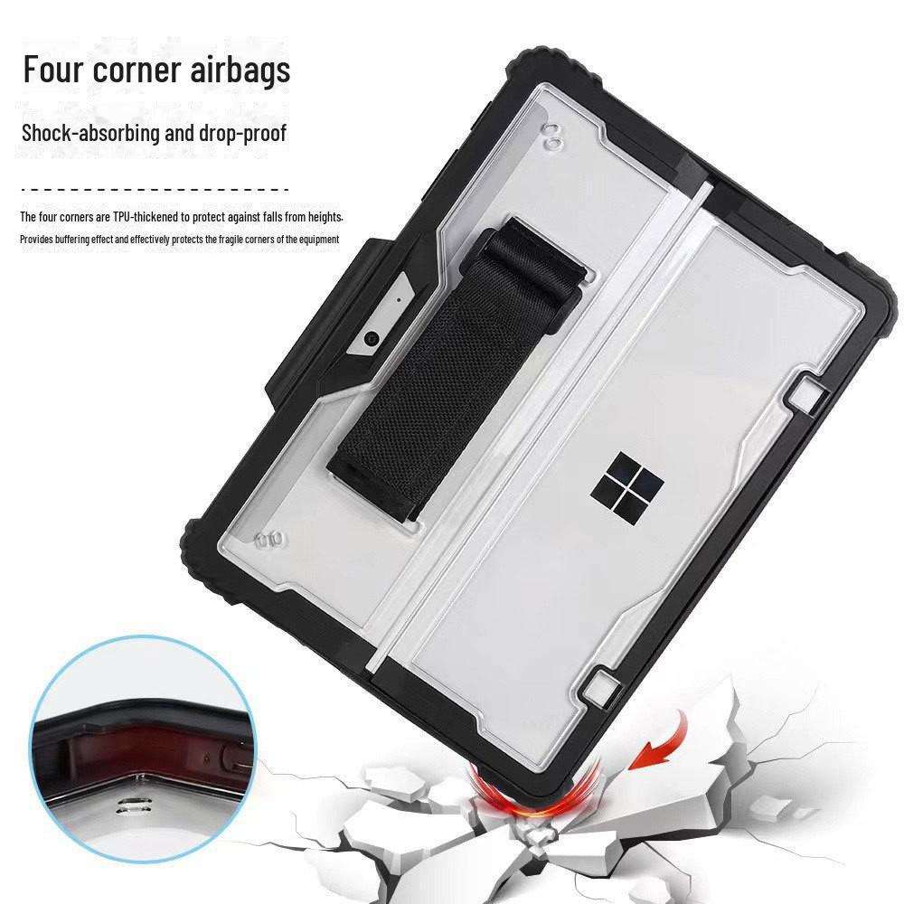 Surface Pro 4/5/6/7 Shockproof Case with Pen Slot & Stand
