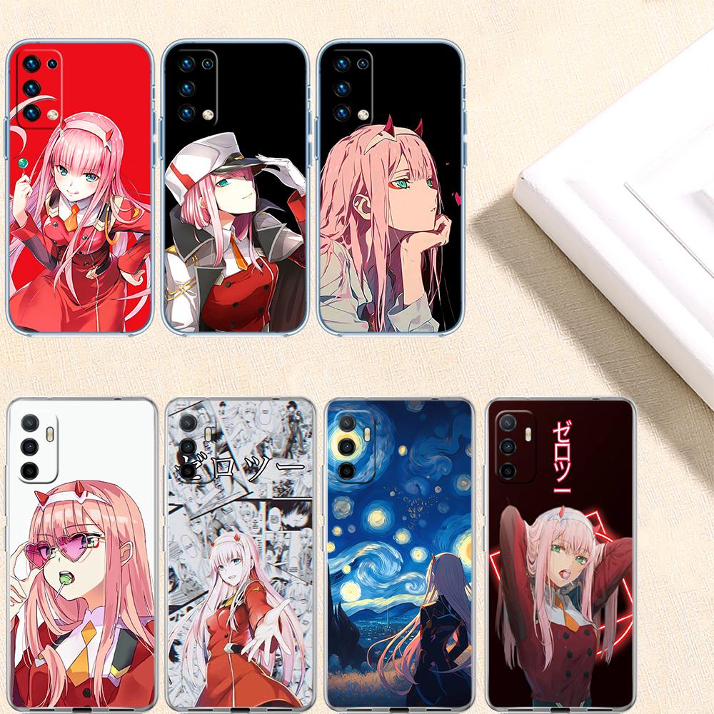 UP50 Zero Two Transparent Phone Case for Motorola Moto G7 G8 G9 G84 G85 G73 G24 G15 Z2 Play Power Plus