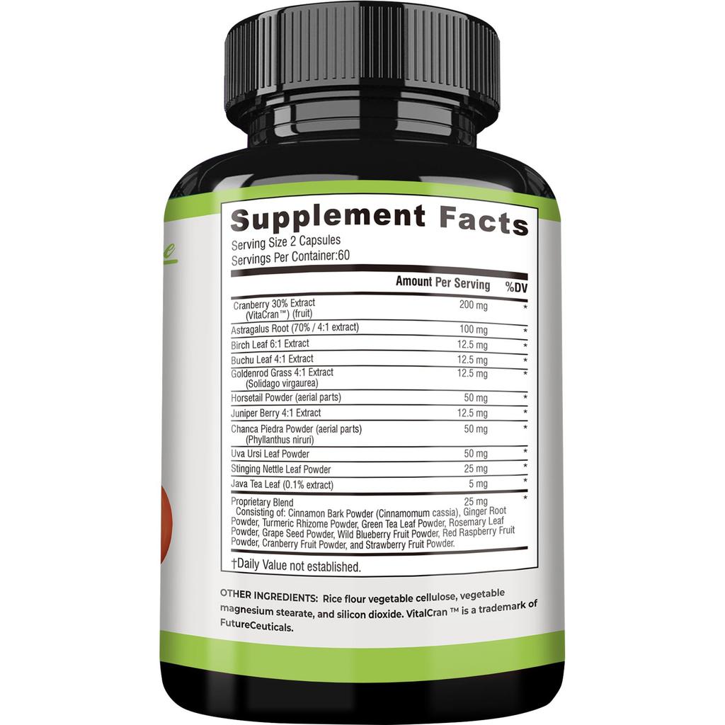 Pslalae - Cranberry Extract and Astragalus Root Capsules - Kidney and Bladder Health