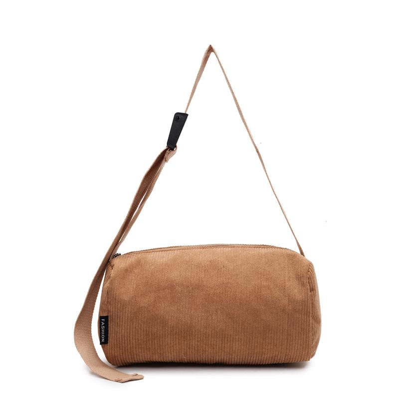 Вельветовая сумка для женщин на осень и зиму. Универсальная новая модная сумка через плечо. Популярная женская сумка-подушка.