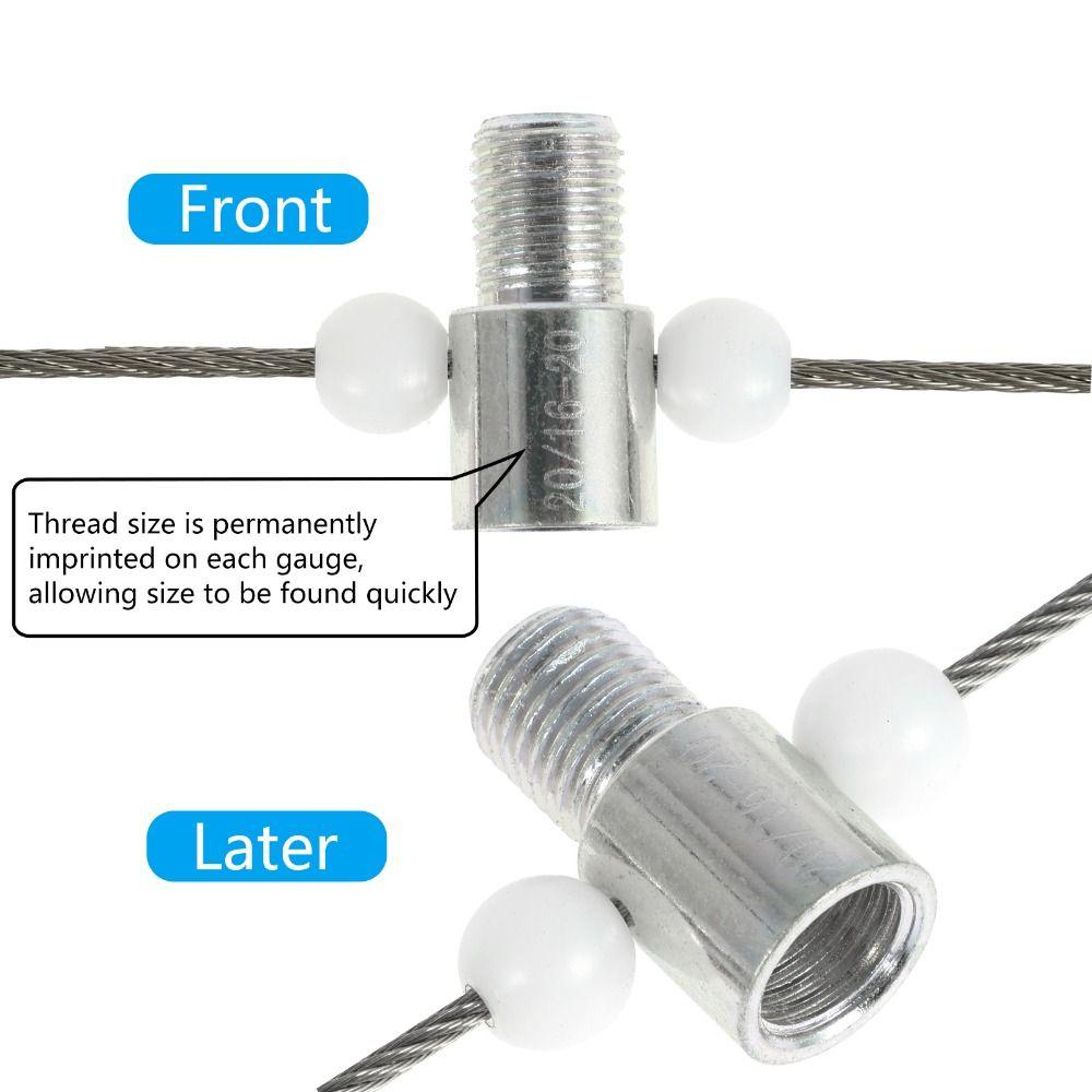 Набор для проверки резьбы гаек и болтов дюймового и метрического размера, идентификатор резьбы
