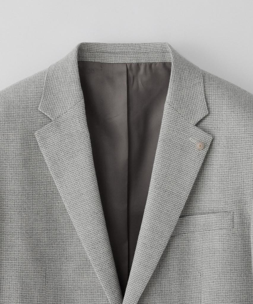 STCO Italy Carlo Barbera 120S Wool Suit Jacket_Grey Houndstooth (Classic Fit)_Ssjvd96Cag