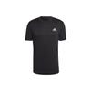 Adidas Logo Print Sports Fitness Short Sleeve T-Shirt Men Tops Black HT9052