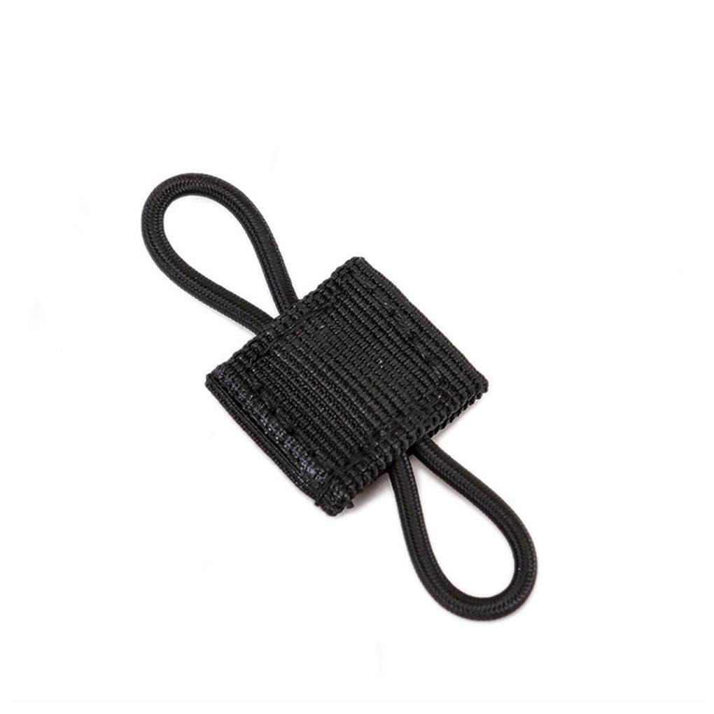 Tactical Ribbon Buckle Binding Retainer Outdoor Bag Fixing Accessory Replacement for Elastic Rope Webbing Buckle