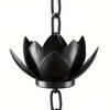 Декоративная дождевая цепь Lotus для уличного сада, подвесные дождеприемники для водосточных труб снаружи