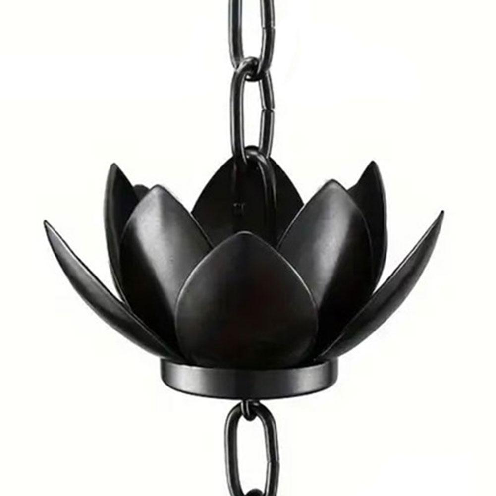 Декоративная дождевая цепь Lotus для уличного сада, подвесные дождеприемники для водосточных труб снаружи