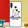 Забавный йога-кот Для Huawei Nova 5T 9 10 SE 12i 12s 11i Y91 Y90 Y60 Y70 Y72 Y61 P60 P30 Pro P20 P40 Lite Чехол
