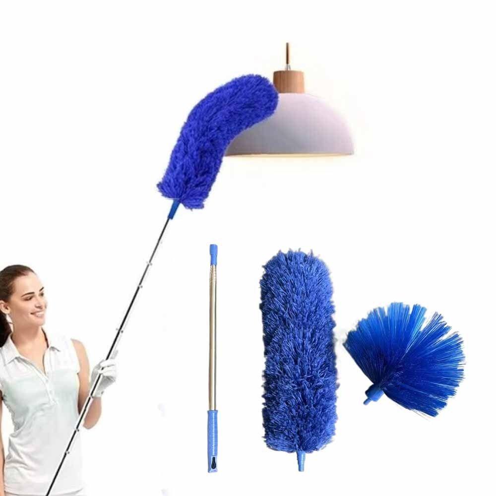 Washable Telescopic Duster Microfibre Cleaner Brush Practical Spider Web Removal Home Cleaning