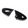 Side Mirror Cap Cover 735417229 Glossy Black Rearview Wing Mirror Cover for Grande Punto DAL EVO DAL