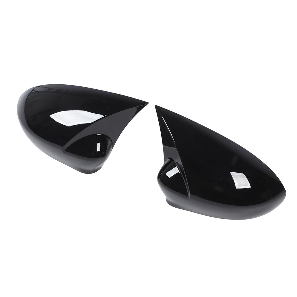 Side Mirror Cap Cover 735417229 Glossy Black Rearview Wing Mirror Cover for Grande Punto DAL EVO DAL