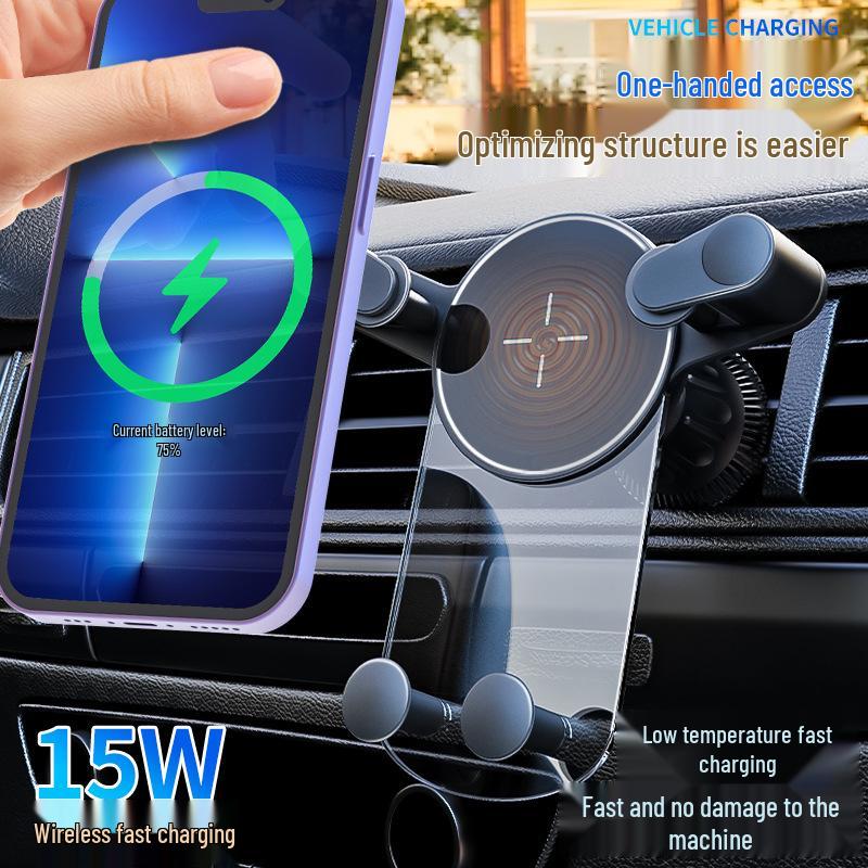 15W Wireless Car Phone Charger & Holder