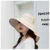 Wide Brim Shawl Women Summer Hat UV Anti Sunscreen Ponytail Cap 2024 Outdoor Fisherman Hat