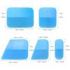 KTM 5PCS Tinting Window PPF Rubber Scraper Tool Vinyl Wrapping Carbon Fiber Sticker Pasting Film Squeegee Car Wash Cleaning