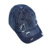 Hole Denim Cap Men's Spring Autumn Sunscreen Hat Women's Baseball Cap
